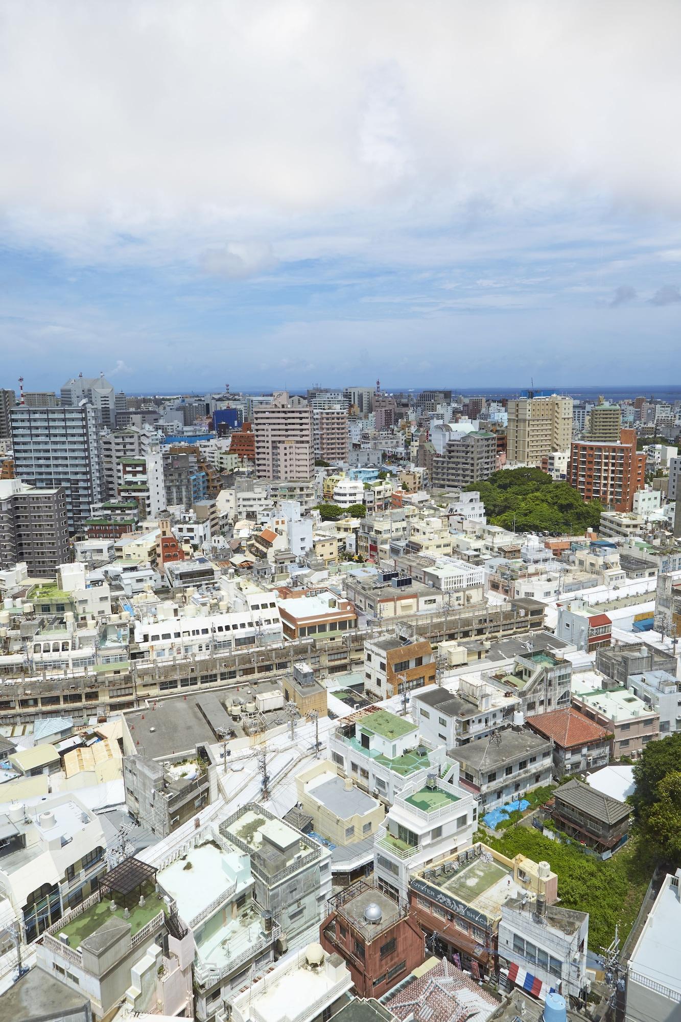 Hyatt Regency Naha, Okinawa Hotel Exterior foto Aerial view of Naha