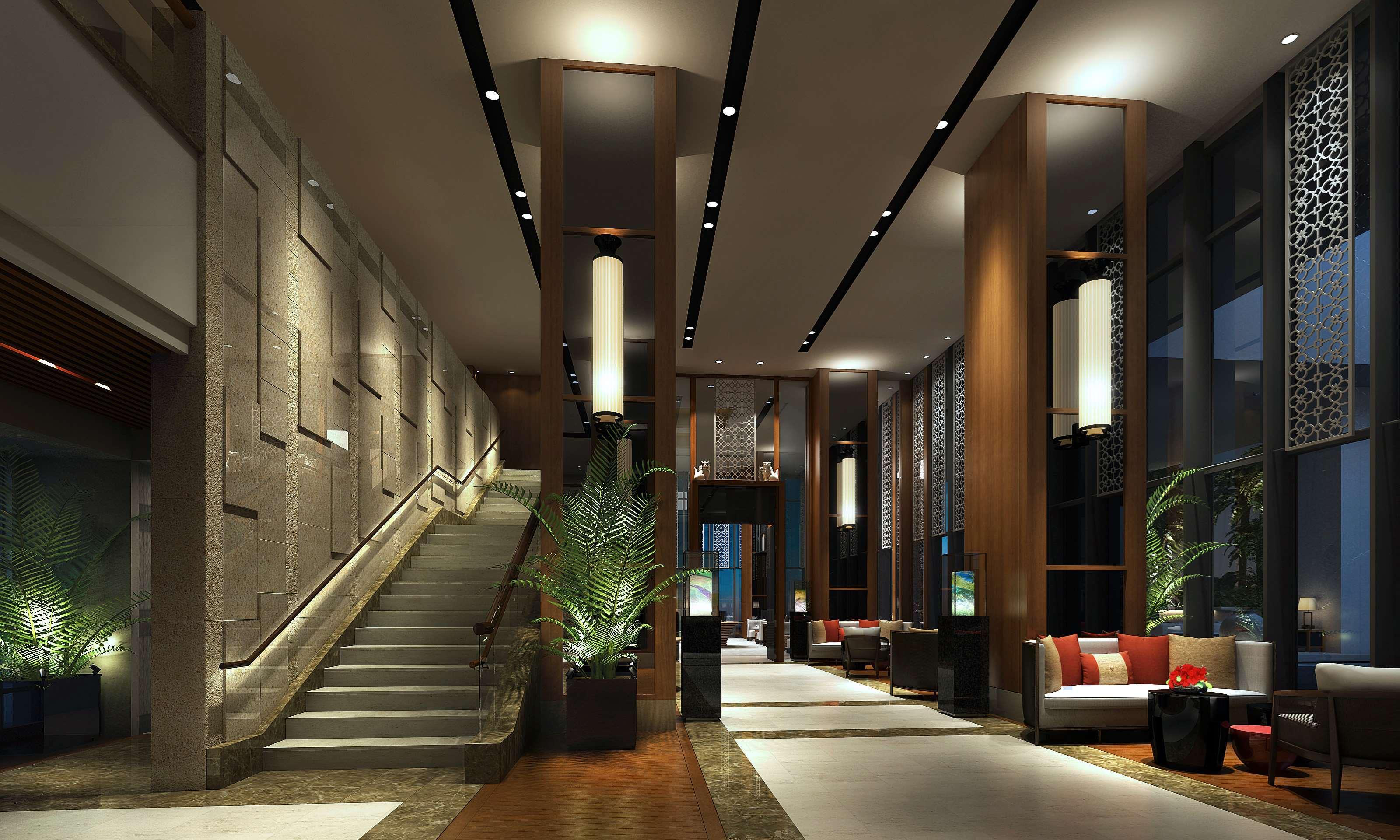 Hyatt Regency Naha, Okinawa Hotel Exterior foto The lobby of the hotel